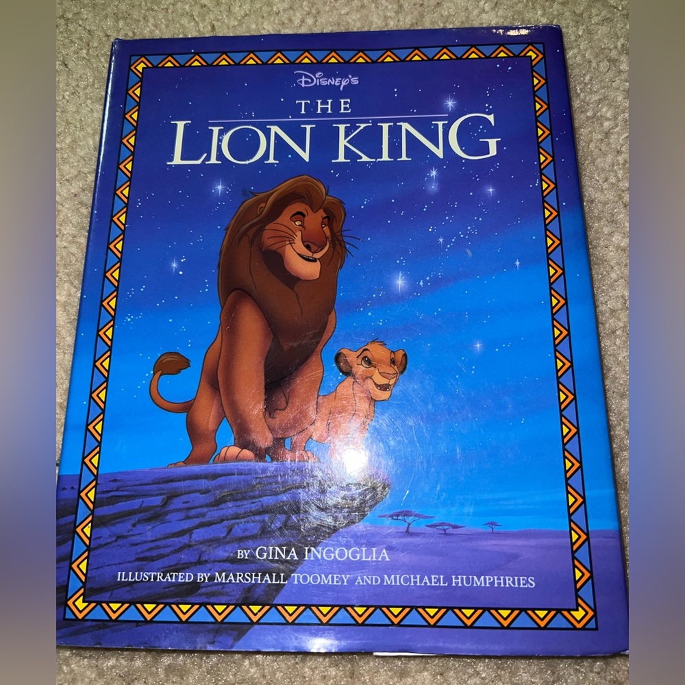 Disney’s The Lion King 1994 hardcover book